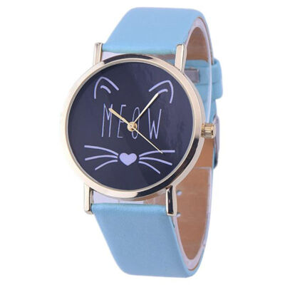 

Simple Fashion Womens Watches Best Sellers Cute Kitten Pattern Female Watch Montre Femme Acier Inoxydable Zegarki Damskie