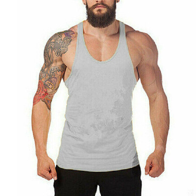

Mens Gym Tank Top Vest Bodybuilding Muscle Stringer Fitness Sleeveless T shirts