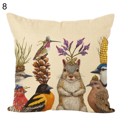 

45x45cm Nordic Animal Throw Pillow Case Cushion Cover Sofa Bed Car Home Decor