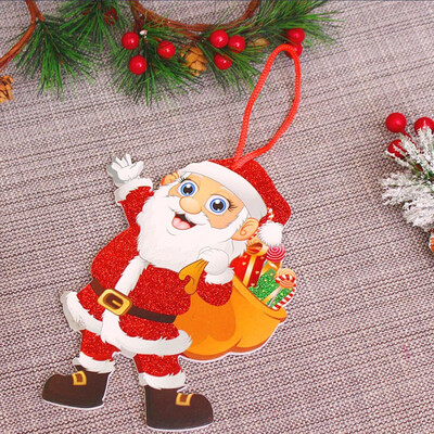 

Toponeto Christmas Tree Decoration Shiny Merry Letter Card for Xmas Hanging Ornament