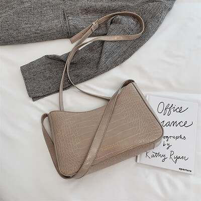 

Girls small bag handbags new Korean fashion casual shoulder Messenger bag stone pattern small square bag