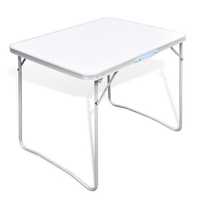 

Foldable Camping Table with Metal Frame 315"x236"