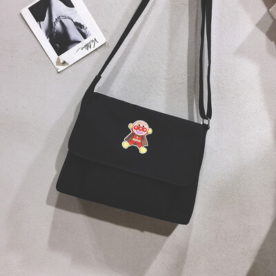 

Korean Uzzang hundred canvas bag female postman bag