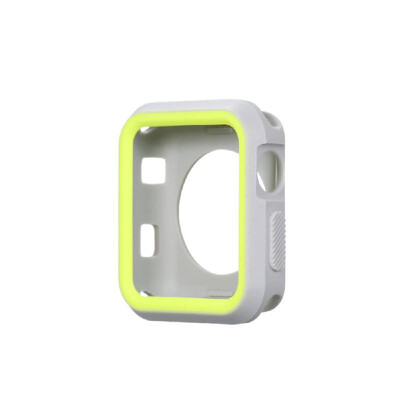 

Soft Silica Gel Watchcase Breakingproof Protective Watch Cover For Apple Watch 32