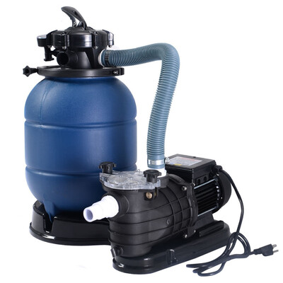 

Pro 2450GPH 13" Sand Filter Above Ground 10000GAL Swimming Pool Pump