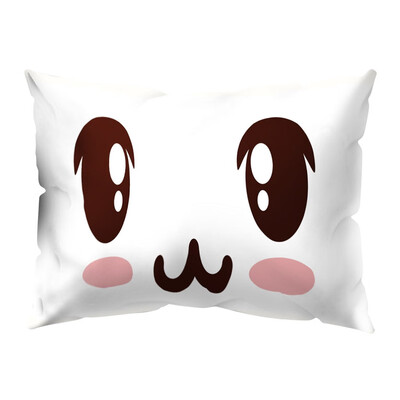 

〖Follure〗Naughty Expression Soft Peach skin Throw Pillow Pillow Cover 30x50cm Home Decor