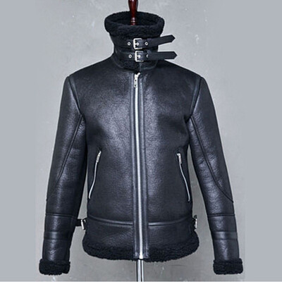 

Mens High Neck Buckle Long Sleeves Coat Pocket Jacket Solid Winter Warm Outwear