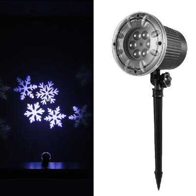 

Projection Light Animated Led Projector White Snowflake Projector Lights Animation Slides Decorative Lighting for Holiday Party Ho