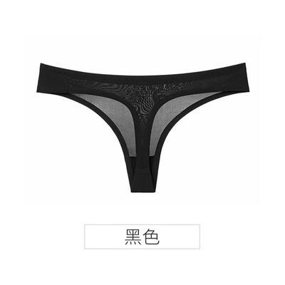

Seamless cotton underwear&underpants with leopard print T-shaped pants free of freight
