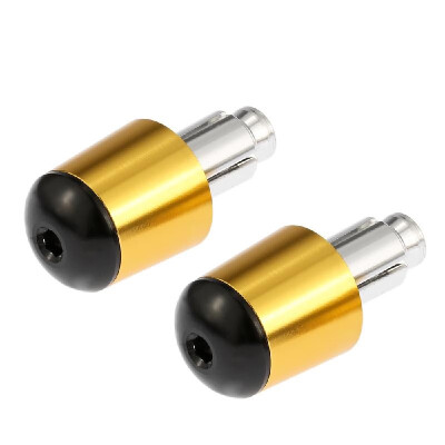 

Pair of Universal Motorcycle Motorbike Aluminum Handlebar Bar Ends Plugs Grip Caps