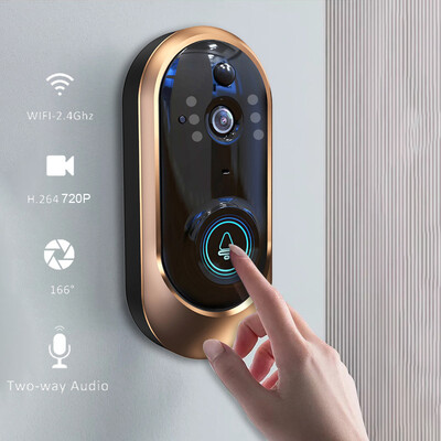 

〖Follure〗Wireless WiFi Smart Doorbell Video Phone Door Bell Visual Intercom Secure Camera