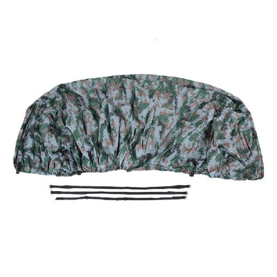 

11-22 Feet Speedboat Boat Cover V-Hull Boat Cover Polyester Taffeta UV Water Resistant with Storage Bag