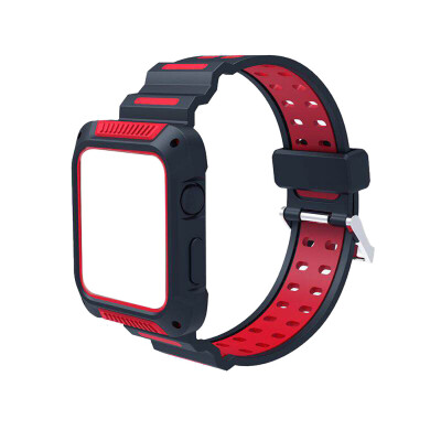 

〖Follure〗Double Color Sports Silicone Bracelet Strap Band For Apple Watch 123 42mm