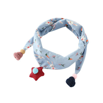 

Boy Girls Newborn Baby Saliva Towel Feed Triangle Cotton Bibs Bandana Scarf Cute
