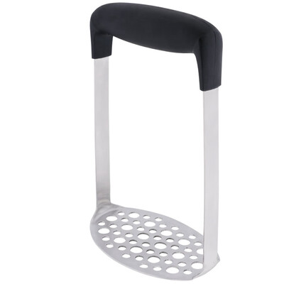 

Potato Ricer Masher Stainless Steel with Ergonomic Horizontal Handle Fine Grid Mashing Plate