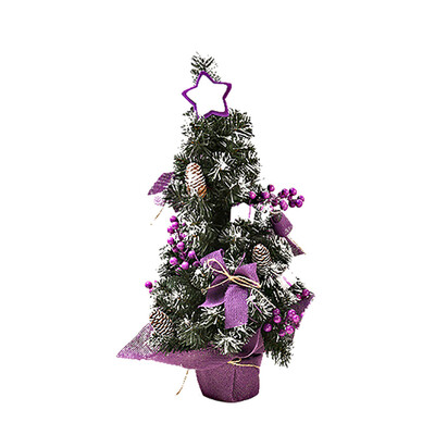 

Tailored Artificial Tabletop Mini Christmas Tree Decorations Festival Miniature Tree 30cm
