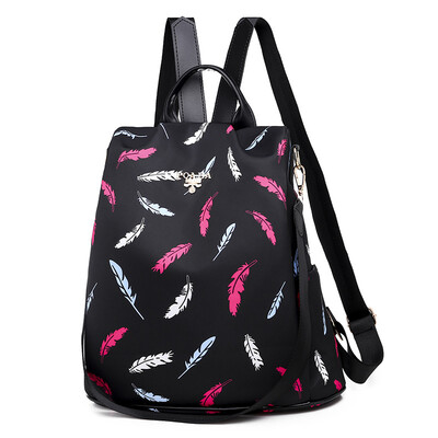 

Oxford cloth shoulder bag female fashion tide wild fashion anti-theft canvas bag backpack