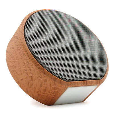 

Wood Grain Wireless Bluetooth Speaker HiFi Lossless Sound Quality Support USB 35mm Jack AUX Output TF Card Extend