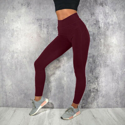 

Women High Waist Yoga Sports Gym Pants Sexy Scrunch Elastic Push Up Leggings