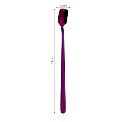 

Stainless steel Long Handled coffee spoons Coffee ice drink stirring spoon Ice Cream Dessert Tea Spoon