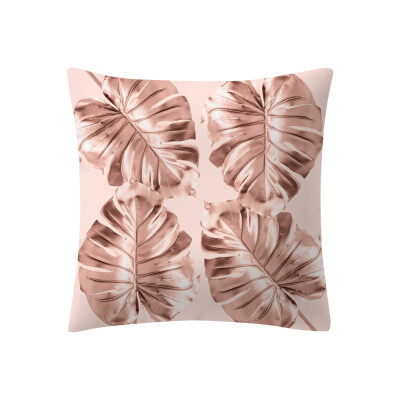 

〖Follure〗Rose Gold Pink Cushion Cover Square Pillowcase Home Decoratio