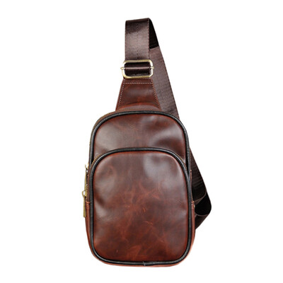 

Tailored Mens Simple Retro Versatile Casual Small Shoulder Cross-body Bag Chest Bags