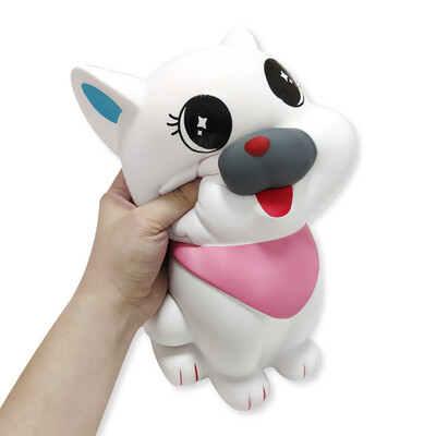 

Gotoamei Exquisite Cartoon Dog White Squishies Scented Slow Rising Stress Reliever Toy