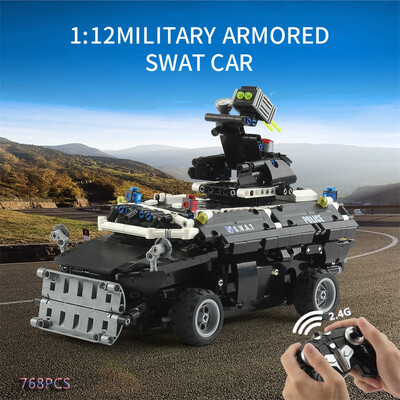 

YIWULA112 24G RC Car Special Police Explosion-proof Vehicle DIY Kit