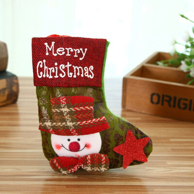 

Tailored Christmas gifts Candy Beads Christmas Santa Claus Snowman Socks Decorations