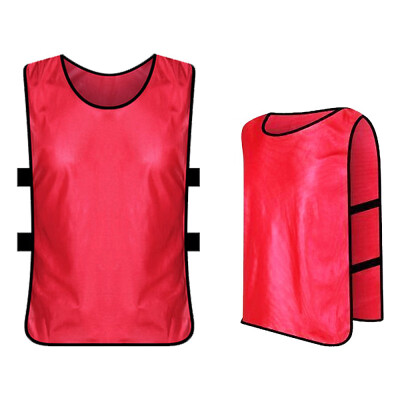 

12 PCS Adults Soccer Pinnies Quick Drying Football Jerseys Vest Scrimmage Practice Sports Vest Breathable Team Training Bibs