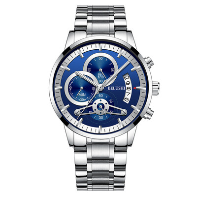 

Top Brand Watches Men Fashion Sports Quartz Clock relogio masculino Chronograph Waterproof Wrist Watch Full Steel Military Watch