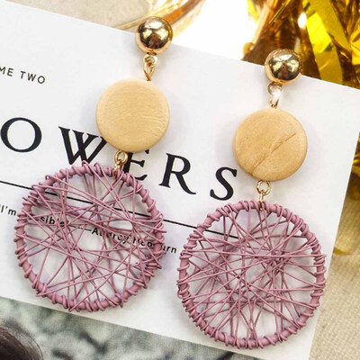 

Jewelry Bohemian Hoop Earrings Women Fashion Big Circle Earing Women Statement Earrings Party Wedding Brinco