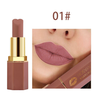 

Heart Shape Lips Makeup Waterproof Long Lasting Pigment Red Shimmer Makeup