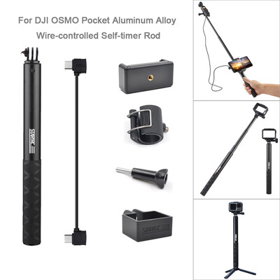 

Tailored Selfie Stick Tripod Mount Phone Holder For DJI OSMO Pocket Handheld Gimbal