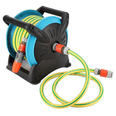 

Greensen Garden Portable Hose Reel Hose Rack Storage Holder with 328ft Hose