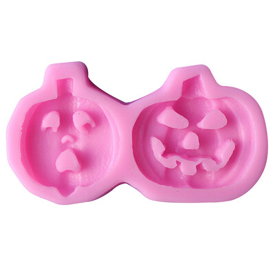 

Silicone Halloween Pumpkin Fondant Mold Cake Chocolate Soap Mold Home DIY Tool