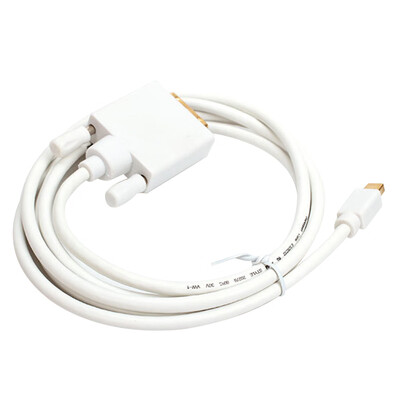 

Replacement for MacBook Mini Displayport to DVI Cable Mini DP Male to DVI Male 1080P Adapter Cord