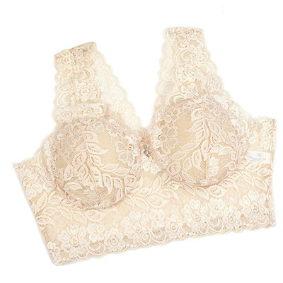 

〖Follure〗Full Lace Seamless Underwear Women Bra Waistcoat Lace And Back Sexy Sport