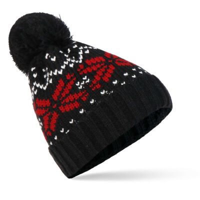 

Womens Men Hat Unisex Fashion Knit Beanie Cap Snowflake Xmas Hat Winter Warm Hat