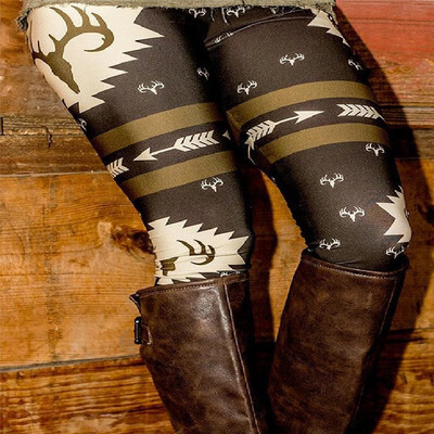 

AliExpress eBay Europe&the United States new Christmas Halloween camouflage print explosions outdoor high-elastic leggings wom