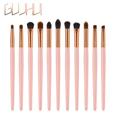 

〖Follure〗11PCS Pink Wooden Cosmetic Makeup Brush Foundation Powder Eyeshadow Brush