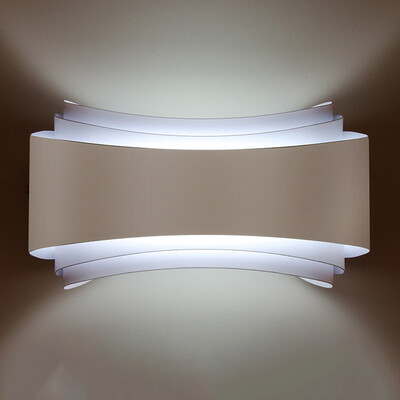 

Gobestart Creative Round Spiral Wall Light LED Decoration Room Living Room Spotlight Aisle