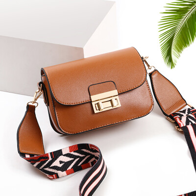 

Bag womens small square bag fashion mini wide shoulder strap ins Super Fire Port wind single shoulder diagonal small ck tide