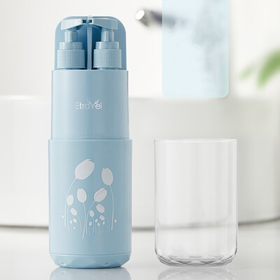 

Gobestart Travel Toiletries Storage Cup Toothbrush Toothpaste Bathroom Accessories