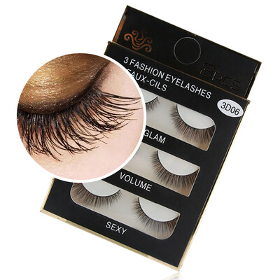 

〖Follure〗1 Box Luxury 3D False Lashes Fluffy Strip Eyelashes Long Natural Party
