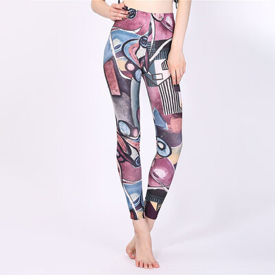 

3D Graphic Printed Women Leggings Ladies Yoga Pants Fitness Gym Jogging Trousers
