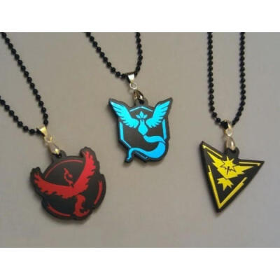 

HOT NEW Pokemon Go Necklace Team Mystic Team InstInct Team Valor Game Fan Gift