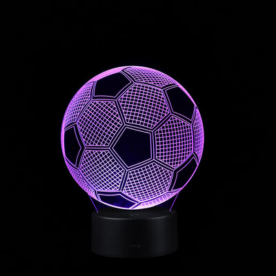 

〖Follure〗Football LED 3D Illuminated Lamp Optical Desk Night Light With 7 Color Changing