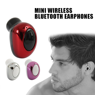 

Mini Wireless Bluetooth Stereo Multipoint Connection Earphones In Ear Earpiece Invisible Headset Handsfree Magnet USB Charger