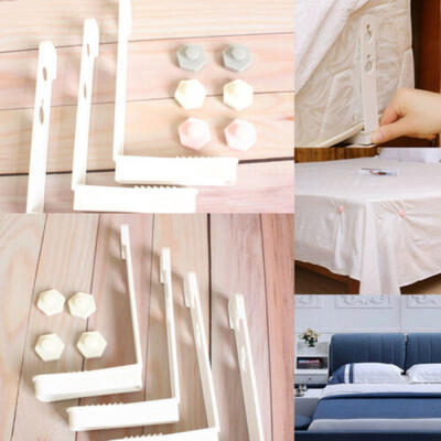 

4PCS BED SHEET MATTRESS HOLDER FASTENER GRIPPERS CLIPS SUSPENDER STRAPS